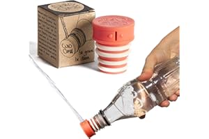 CULOCLEAN.COM CuloClean Bidet Portable. Bidet de Voyage. Le bidet portable le plus discret. Compatible avec n'importe quelle bouteille en plastique. Portatif, hygiénique, bebe, amovible (1pcs, Corail)