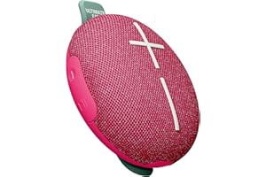 Ultimate Ears MINIROLL Ultra-Portable Waterproof Bluetooth Speaker, Big Bass, IP67 Dustproof, 40 m (131 ft) Range - Calming Pink