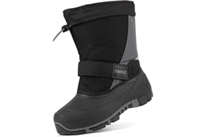 riemot Enfant Bottes de Neige Garçon Fille Imperméable Chaussures d'hiver Chaudes Antidérapantes Bottes Bottines de Randonnée Boots de Trekking Outdoor