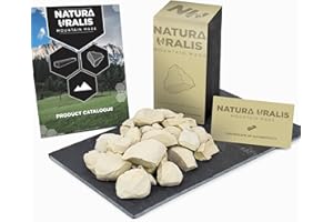 ‎NATURA URALIS Natura Uralis Sibirischer Gelber Ton | 200g Natürlicher Gelber Ton, Pastell- bis Goldgelb - Erstaunliches Knirschen, Befriedigend Erdige, Samtige Und Feste Textur, ASMR-Erlebnis