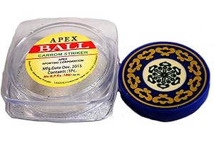 Mikado Pro Apex Carrom Board Striker & case