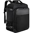 Cabin Bags 40x20x25 for Ryanair UnderSeat 20L Small Travel Hand Luggage Backpack Flight Bag Carry On Backpack Airplane Backpack Cabin Size Rucksack with USB Charging Port Fit 14 Inch Laptop,Black