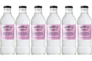 ZEUS PARTY Acqua Tonica Franklin & Sons Tonic Water 200 ml (Pompelmo Rosa & Bergamotto, 6)