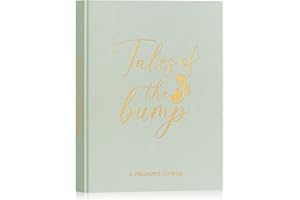 Lanpn My Pregnancy Journal Memory Book for First Time Mom, 156 Page Pregnant Announcement Must Have Planner Scrapbook, Mom to Be Keepsake Gift Pregnancy Tracking Diary for Expecting Parent Sage Green