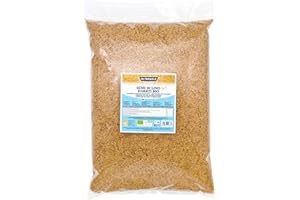 Oltresole, Semi Biologici di Lino Dorati 3 kg, Semi Oleosi Crudi, Interi e Chiari, Ricchi di Minerali e Fibre, Fonte di Omega 3 e Antiossidanti, 100% Naturali, Confezione Ideale per Famiglie