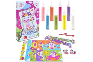 Sabbiarelli Sand-it For Fun - Kit Little Unicorns, Set Creativo con Arena de Colores, Actividad Manual y Sensorial, Preescritura, Fantasía, Idea de Regalo para Niños a Partir de 3 Años