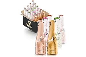‎JUST BE JustBe Mix | Piccolo frizzante l Prickelnder Premium Piccolo Wein Aperitif Sekt (Mix, 12 x 0,2l)