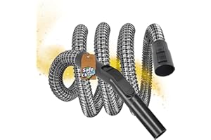 SAFE 'N CLEAN Saugschlauch 2-5m div. Längen für Kärcher Staubsauger Serie A WD WD1 WD2 WD3 WD4 WD5 WD6 WD7 SE DS mit DRAHTGEFLECHT, knickfest & trittsicher Ersatzschlauch Nass/Trockensauger - 3m