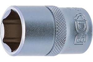BGS 2917 | Hylsnyckelinsats sexkant | 12,5 mm (1/2 tum) | SW 17 mm