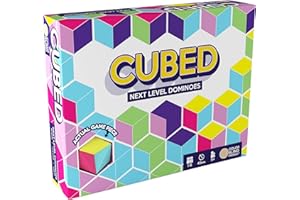 CUBED Next Level Dominoes - Family Edition - New Fun Strategy Game! Play with up to 6 Players, Ages 5+