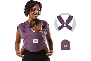 Baby K'Tan BKBC-EP-S Chusta Do Noszenia Dziecka, Fioletowy, S