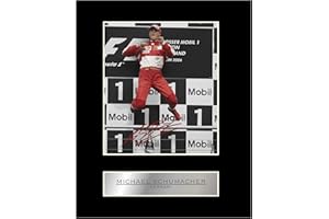 Photo de Ferrari de Michael Schumacher signée #4