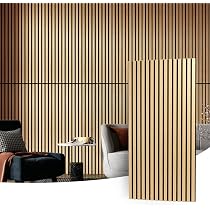 ARTSLAT 2PCS 3D Fluted Sound Absorbing | Acoustic Wood SLAT Wall Panels
