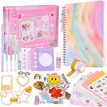 Cahier Portable Kawaii Avec Porte-clés Pour Filles, Cadeau De