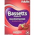 Bassetts Adults Raspberry and Pomegranate Flavour Soft and Chewy Multivitamins - Pack of 5, Total 150 Pastilles