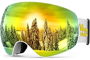 YOZISS Ski Goggles for Women Men Youth with Double Lens, Anti-glare Skiing Goggles for Sunny/Cloudy, UV Protection/OTG/Helmet Compatible, Snow Goggles for Skiing, Snowboarding, Skating & Snowmobiles