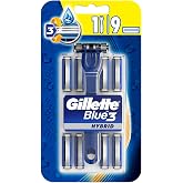 Gillette Blue3 Hybrid Erkek Tıraş Makinesi + Yedek Tıraş Bı&ccedil;ağı 9'lu