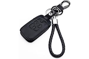 kaser Cover Guscio Custodia in Pelle con Portachiavi per Chiave Volkswagen VW Passat B8 Magotan Skoda A7 Smartkey 3 Tasti Protezione Telecomando Keyless Auto