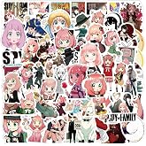 SPY&times;Family Anime Stickers Pack 100 PCS |Stickers for Car, Laptop, Water Bottles, Stickers for Teens Cute Vinyl Stickers