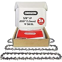 FuGuiB Lot De 3 Chaînes De Tronçonneuse 40 Cm 1,3 Mm 3/8" LP 56TG - Pour Tronçonneuses - Chaîne Interchangeable - Convient Pour Husqvarna 120 Mark II, 135, 135e, Stihl MS 170