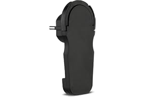 REV RITTER REV 0018260500 Fiche Plate à Contact de Protection 230 V Noir IP20