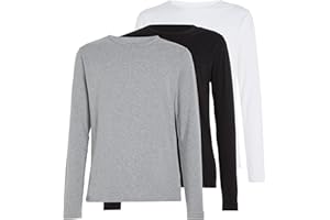 Tommy Hilfiger Herren 3er Pack Langarmshirts Basic