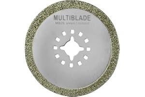 Multiblade MB26 Lama diamantata per seghe Fein Multimaster Bosch Makita Oscillating Multitool