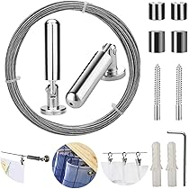 Filo Per Tende In Acciaio Inox 5m - Per Appendere Foto, Decorazioni O Come Stendibiancheria - Foto 11