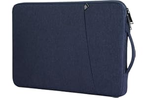 Chelory 15.6 Inch Laptop Sleeve for 16 Inch MacBook Pro Max 2019-2024, 15.6 Inch Laptop Case Notebook Ultrabook Computer Water Resistant Shockproof Protective Cover Bag with Handle, Dark Blue