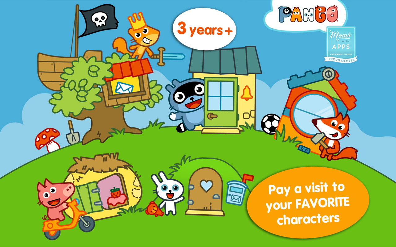 Pango Land Creative Roleplaying dollhouse town for kids 3+ Amazon