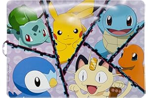 Stor Pokemon Placemat, Lunch, Breakfas,t Dinner, for Kids, Children, Resuable, Easy to Clean, BPA Free, Baby (Multicolour)