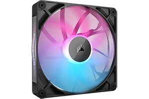 Corsair iCUE LINK RX140 RGB 140mm PWM Fan - Magnetic Dome Bearing - Single Fan - Black