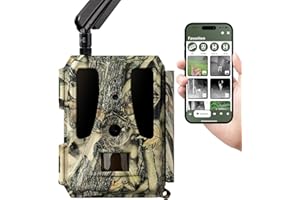 DÖRR Cloud Pro 4G Wildlife Camera, Surveillance Camera, 100°, Standard AA, iOS & Android & Web App, 4G Image Transmission, 24MP Images, Full HD 1080P Videos, Real Time Mode, Infrared Flash, Time Lapse