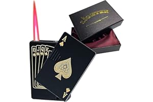 ‎LLIANG feuerzeug Lighters Metal Creative Poker Kühle hellere Winddichte Winddicht hellere Flammengasbutan kann gefüllt verkauft Werden (PKP)