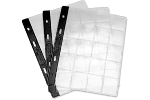 Schulz 10 Feuilles De Taille Moyenne Capable De 20 Pièces De Taille Midium Pour Album Monnaie Contabile Avec: Schulz, Optima Classic"Lighthouse" (Str20)