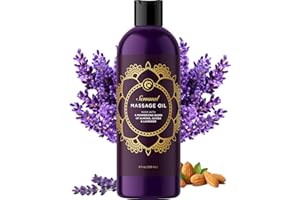 MAPLE HOLISTICS Aromatherapy Sensual Massage Oil for Couples - Lavender Massage Oil for Skin with Jojoba and Sweet Almond Oil - Aromatherapy Oil Infused with Pure Natural Oils - Vegan Non GMO & Gluten Free