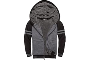 LLdress Fleecejacke Jungen Kapuzenpullover Mit Zipper Kinder Hoodie JungnsWarm Kapuzenjacke Causal Winter Ourdoor Sweatjacke Mit Fleecefutter Hooded Jacken für Jungen