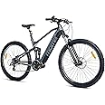 Moma Bikes, EMTB 27,5" PRO FS Crank Motor, Aluminum, Full SHIMANO Altus 8 Speeds, Hydraulic Disc Brakes & Integrated Battery Ion Lithium 48V 13Ah