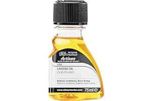 Winsor & Newton RCFAWLO75 - Olio di lino diluibile in acqua, 75 ml, la confezione può variare