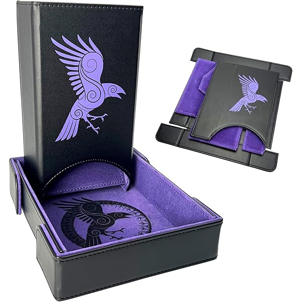 Ultra PRO Alcove Dice Tower - Portable Dice Rolling Case With Storage For 40+ RPG Dice