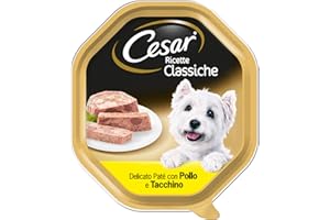 Cesar Klasyczne przepisy dla psów z miękkim kurczakiem i indykiem 150 g - 14 pojemników