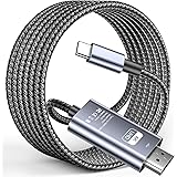 Cavo da USB C a HDMI 4K@@60Hz 2M adattatore intrecciato per casa ufficio Thunderbolt 4/3 Compatibile con MacBook Pro 2021/202