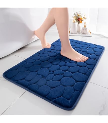 Homerella Tapis De Douche Antidérapant 53x53 Cm - Carré Sensible à La Peau, Lavable En Machine, Fixation Incluse