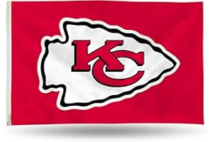 Rico Industries Bandera estándar de la NFL de 3 x 5 pies, de una Sola Cara, para Interiores o Exteriores, decoración del hogar