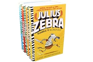 Julius Zebra Series The Toga-Tasic 5 Books Collection Box Set by Gary Northfield (Rumble with the Romans, Bundle with the Britons, Entangled with the Egyptians & MORE!)