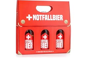 LA VIDA GMBH Monsterzeug Bierkoffer für den Notfall, Notfallbier für Männer, Männerhandtasche Bierträger, Biergeschenk für Ihn