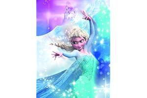 Komar Disney Frozen 2 ELSA Action - Cuadro de pared para habitación de los niños, habitación de bebé, decoración, impresión artística, impresión artística, sin marco, 30 x 40 cm, tamaño: 30 x 40 cm