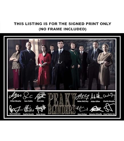 HWC Trading FR A3 Cillian Murphy Peaky Blinders Tommy Cadeaux Imprimé Signé Auto