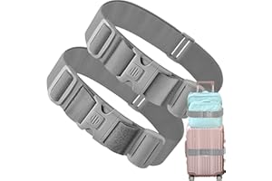 ZINZ wysoki elastyczny pas do walizki, pas do bagażu, akcesoria podróżne regulowane klamrami