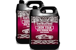 Shampoing nettoyant Dirtbusters de 5 L avec cire brillante et parfum à la cerise pour nettoyage professionnel de voiture